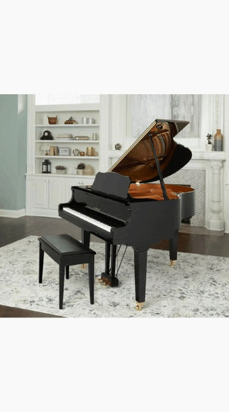 Yamaha Baby Grand Piano GB1K Black Sieffs Music - Main Image