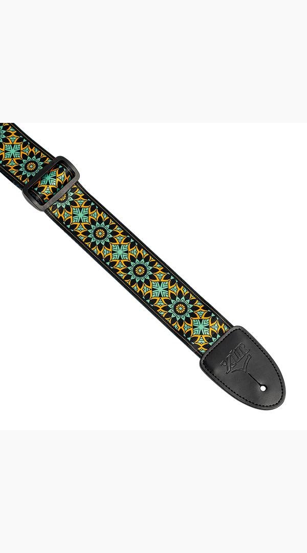 2 inch Mandala Series Guitar Strap - Sieffs Music