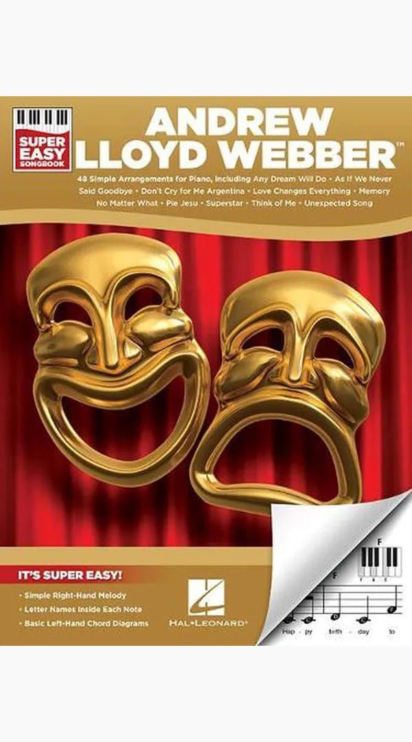 Andrew Lloyd Webber – Super Easy Songbook (Piano / Keyboard) - Sieffs Music
