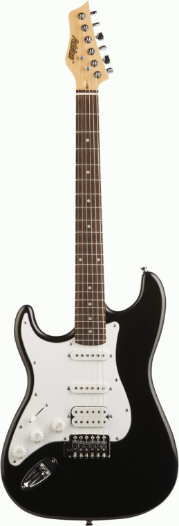 ASHTON AG232LBK ELECTRIC GUITAR L/H - Sieffs Music