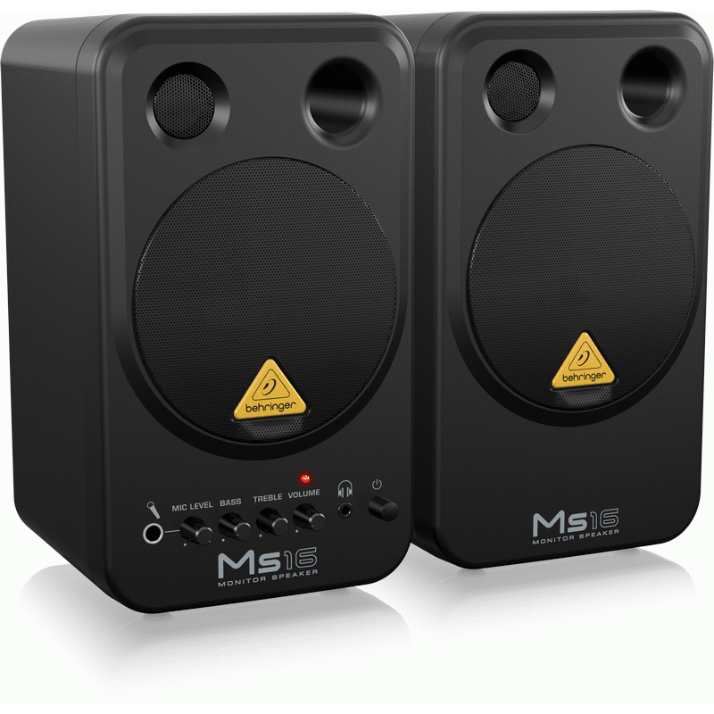 Behringer MS16 multimedia speakers (pair) - Sieffs Music
