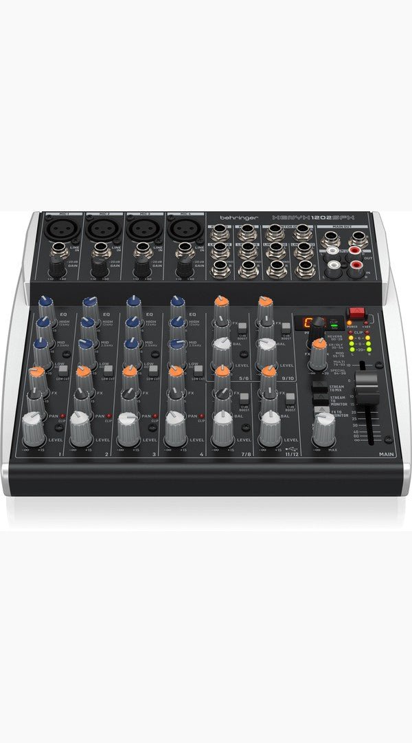 Behringer Xenyx 1202SFX 12 Channel mixer with USB and FX - Sieffs Music