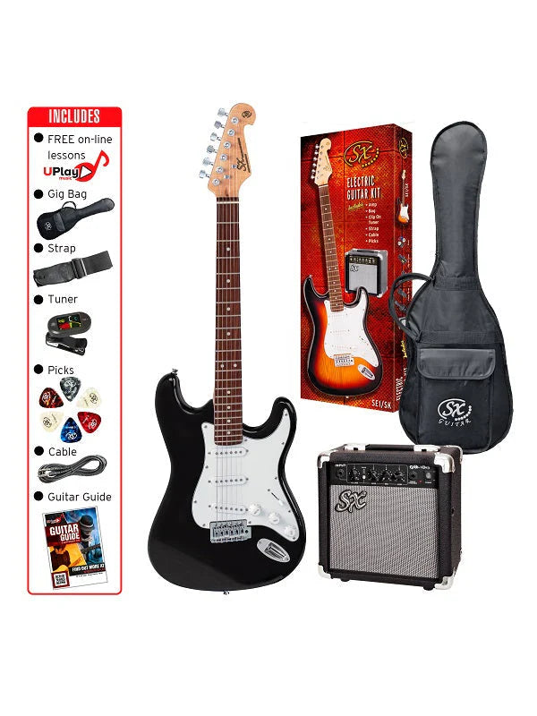 SX SE1SK 4/4 Electric Guitar Pack - Full Size