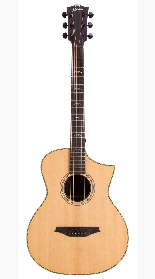 Bromo Rocky Mountain All Solid Acousitc Electric Guitar & Gig Bag - Sieffs Music