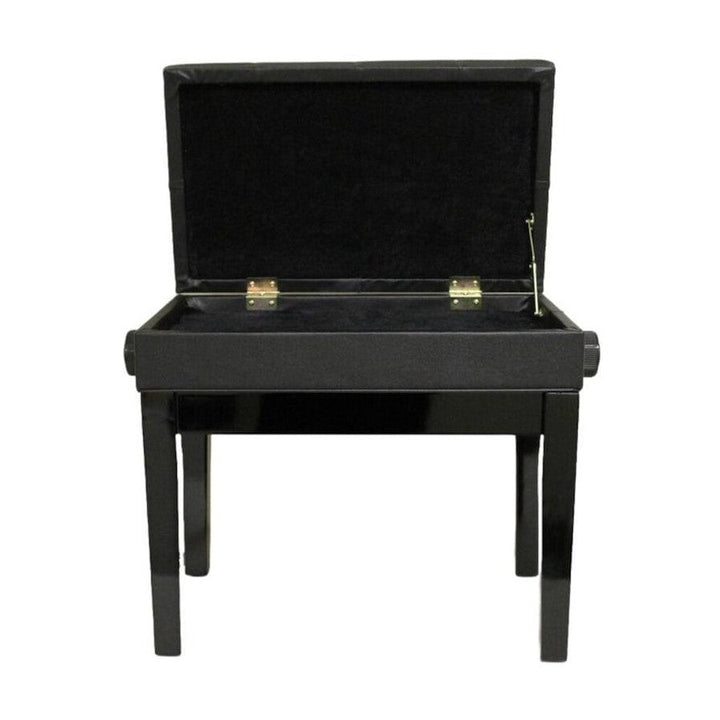 Casio Hydraulic Adjustable Piano Bench with Storage – Black - Sieffs Music