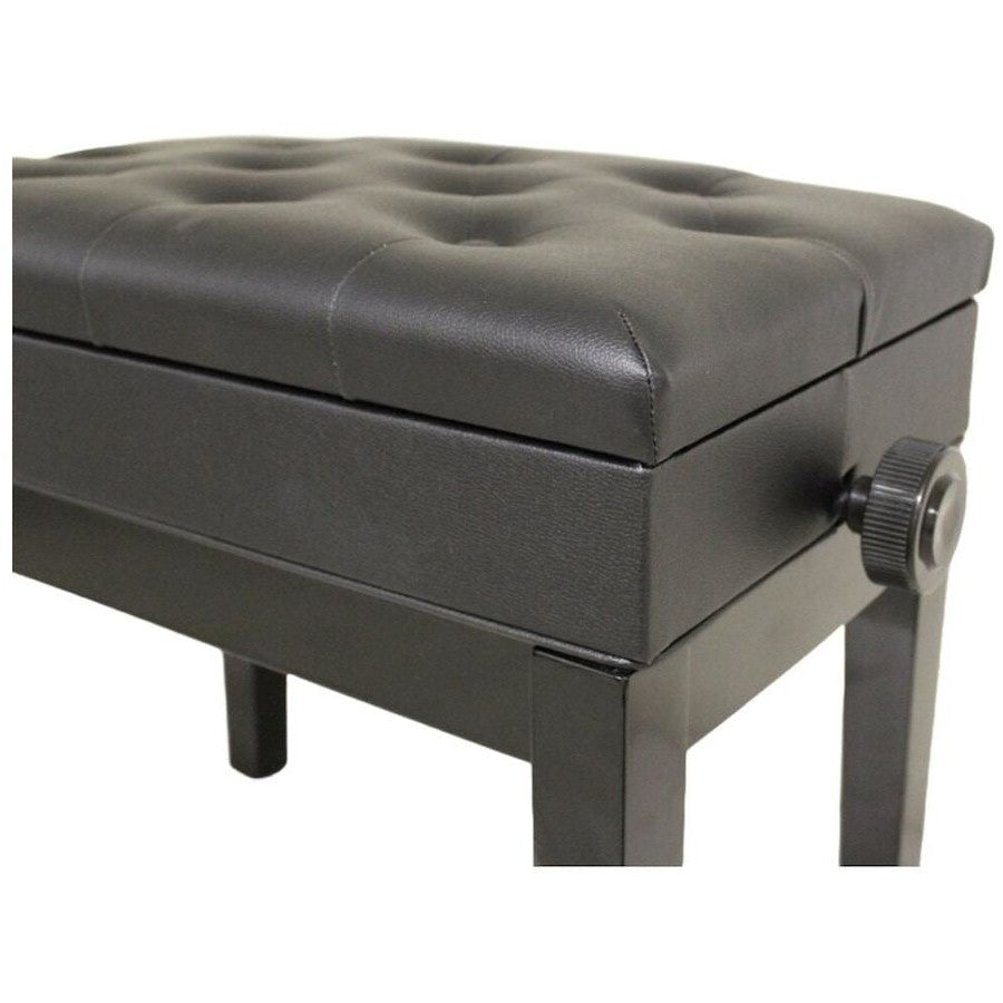 Casio Hydraulic Adjustable Piano Bench with Storage – Black - Sieffs Music