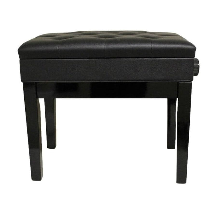 Casio Hydraulic Adjustable Piano Bench with Storage – Black - Sieffs Music