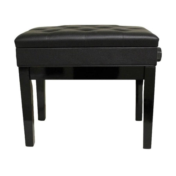 Casio Hydraulic Adjustable Piano Bench with Storage – Black - Sieffs Music