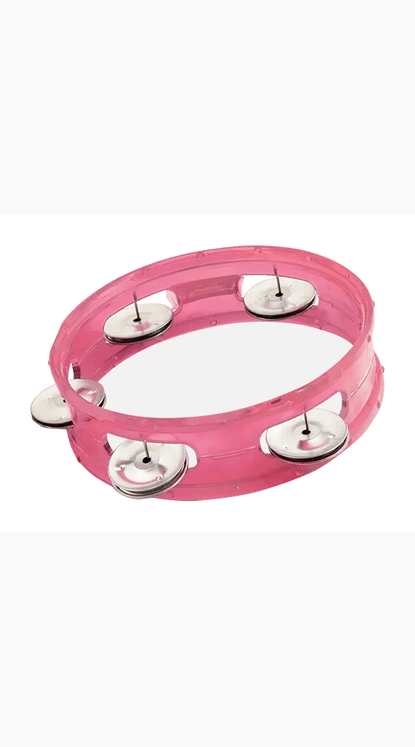 CPK 6' Tambourine Transparent Pink - Sieffs Music