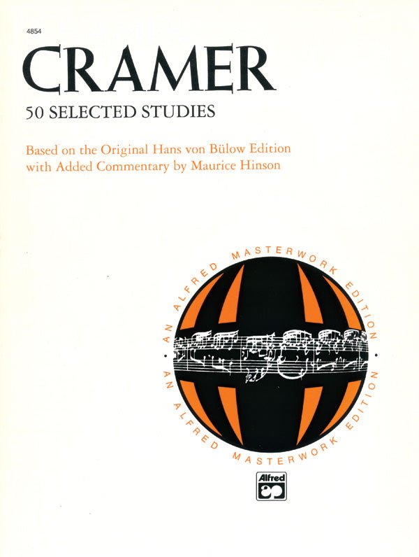 CRAMER - 50 SELECTED STUDIES FOR PIANO - Sieffs Music