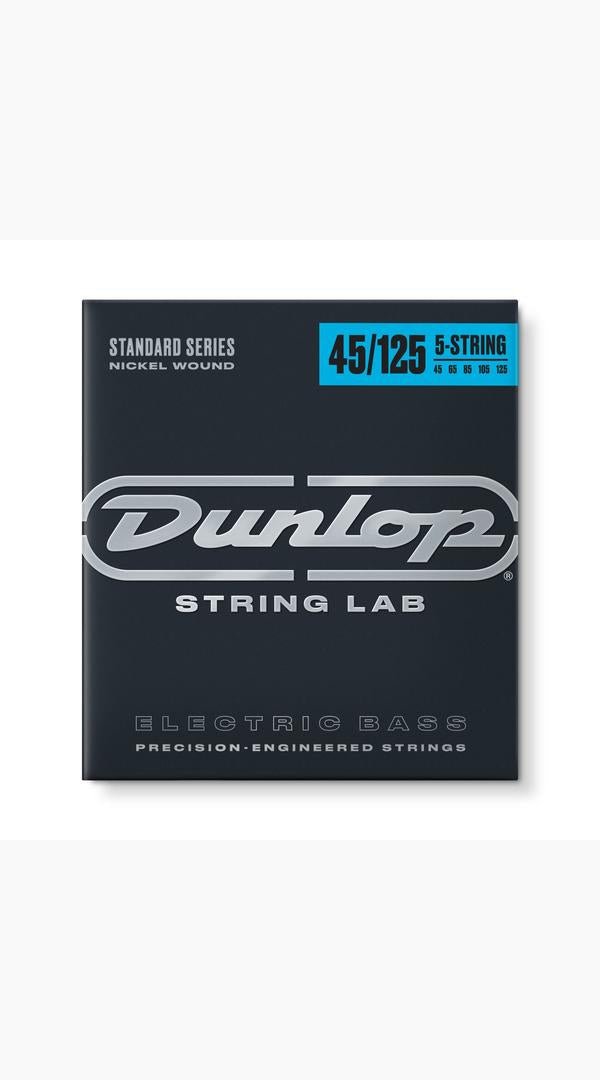 Dunlop Nickel Wound 5 string Bass Strings 45 - 125 - Sieffs Music