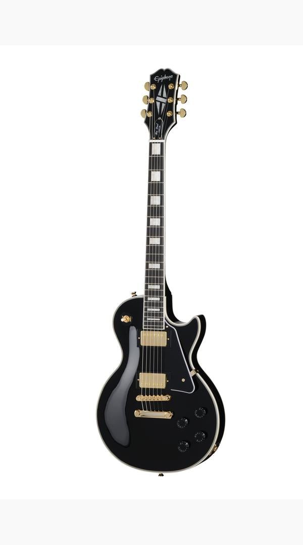 Epiphone Les Paul Custom Ebony Electric Guitar - Classic Style and Tone - Sieffs Music
