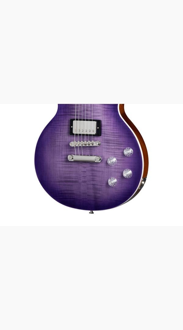 Epiphone Les Paul modern figured in gig bag purple burst - Sieffs Music