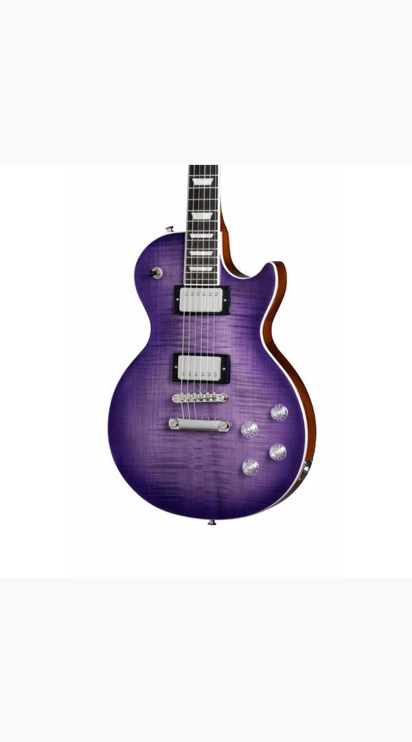 Epiphone Les Paul modern figured in gig bag purple burst - Sieffs Music