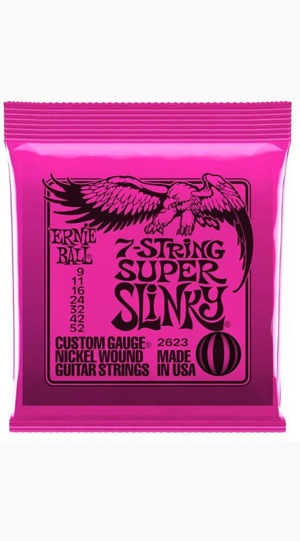 Ernie Ball 7 string Super Slinky 9 gauge to 52 gauge - Sieffs Music