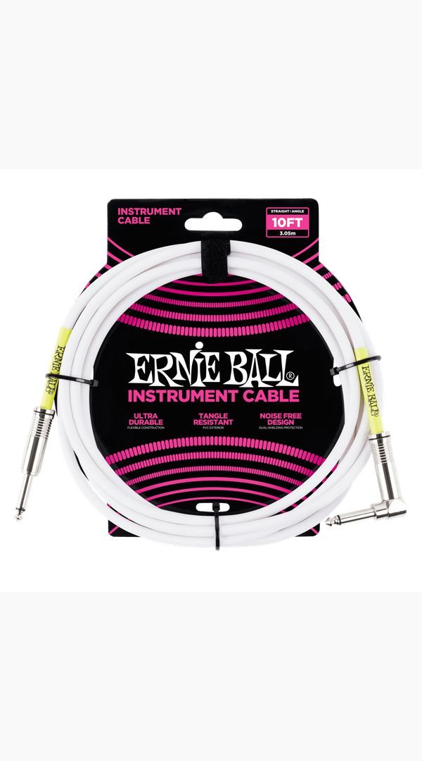 Ernie Ball Classic Instrument Cable 10ft Straight/Angled - Sieffs Music