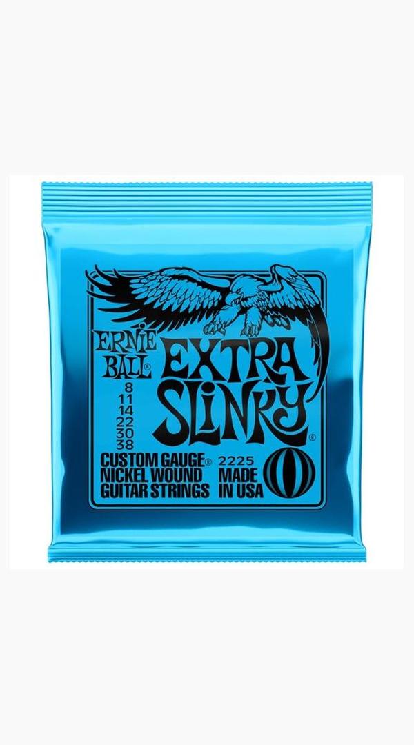 Ernie Ball Extra Slinky Nickel Wound Electric Guitar Strings - Custom Gauge 8 - 38 - Sieffs Music
