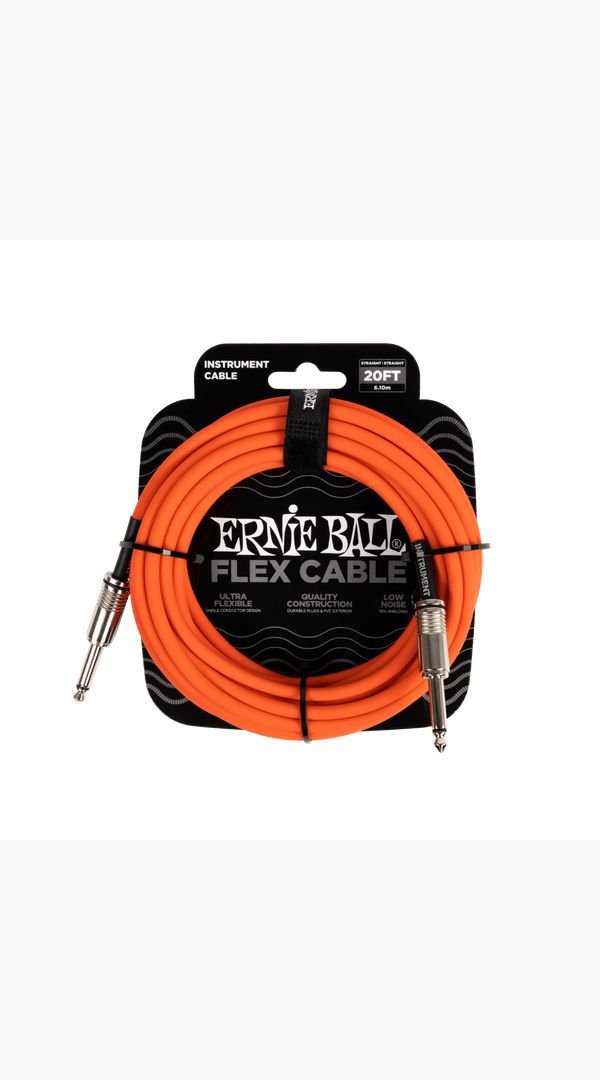 Ernie Ball Flex Instrument Cable Straight/Straight - Sieffs Music