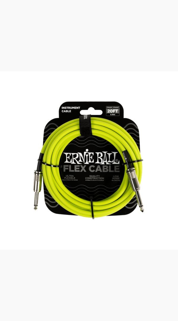 Ernie Ball Flex Instrument Cable Straight/Straight - Sieffs Music