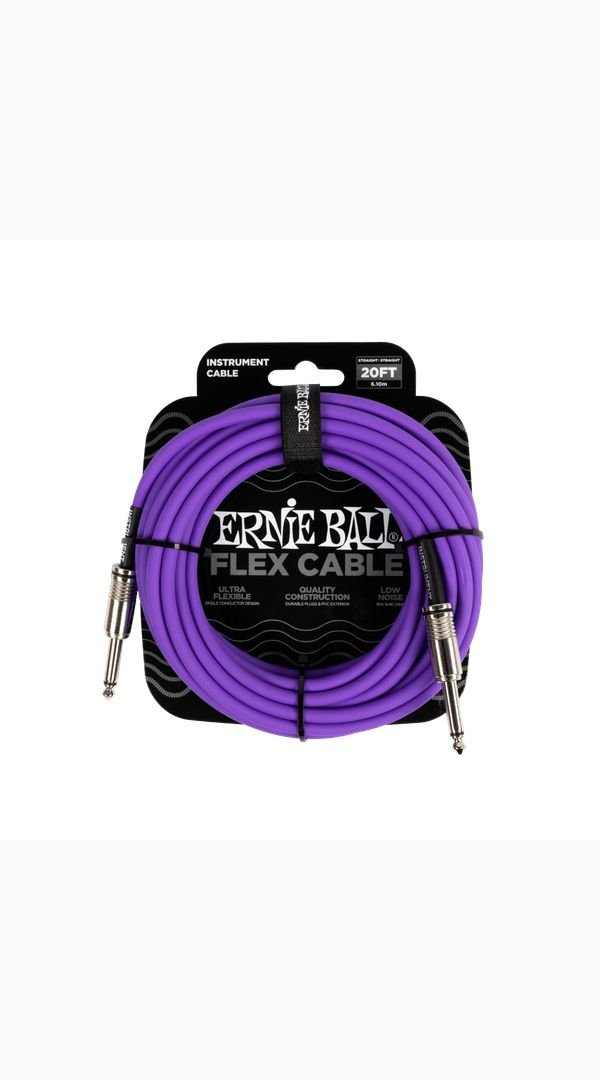 Ernie Ball Flex Instrument Cable Straight/Straight - Sieffs Music