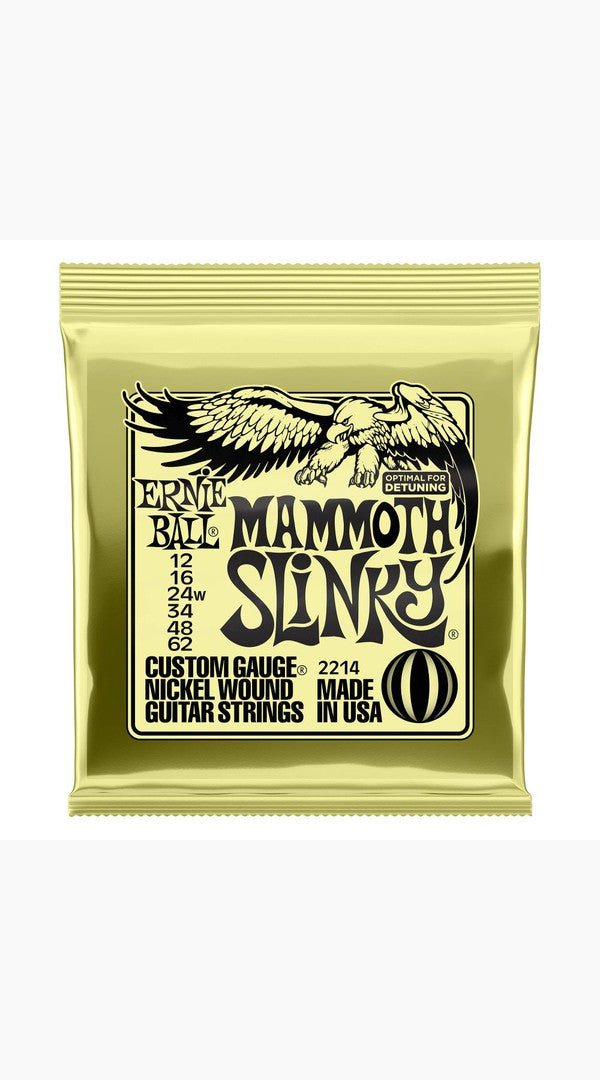 Ernie Ball Mammoth Slinky Nickel Wound Electric Guitar Strings - Gauge 12 - 62 - Sieffs Music