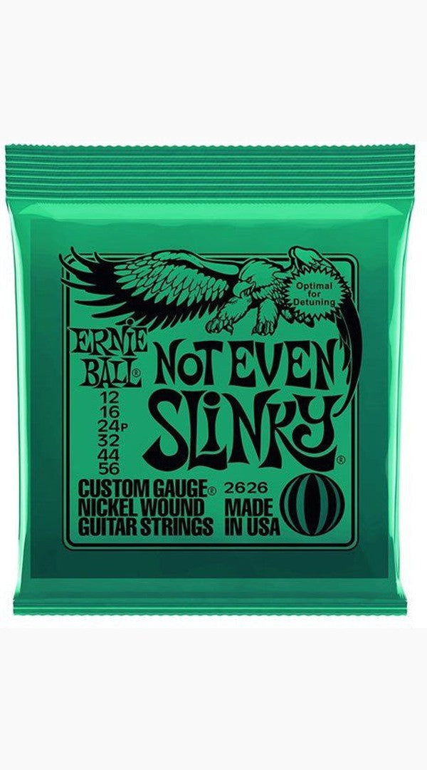 Ernie Ball Not Even Slinky Nickel Wound Electric Guitar Strings - Custom Gauge 12 - 56 - Sieffs Music