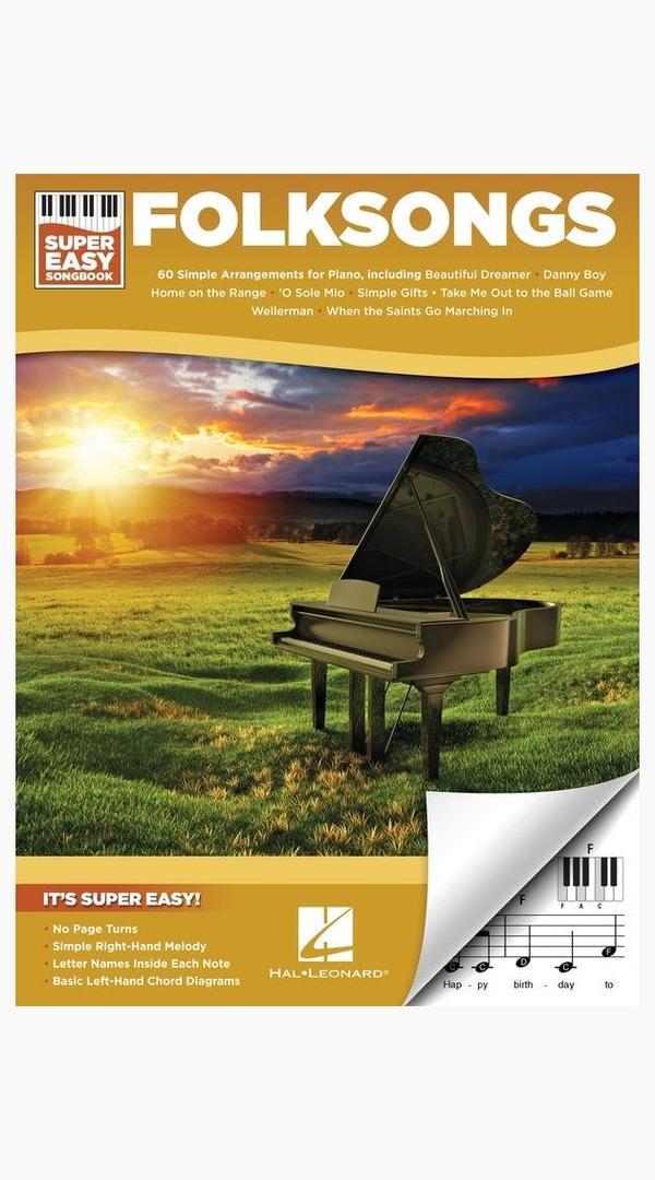 Folk songs - Super Easy Piano - Sieffs Music