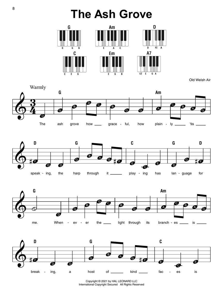 Folk songs - Super Easy Piano - Sieffs Music