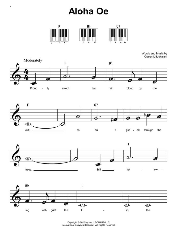 Folk songs - Super Easy Piano - Sieffs Music