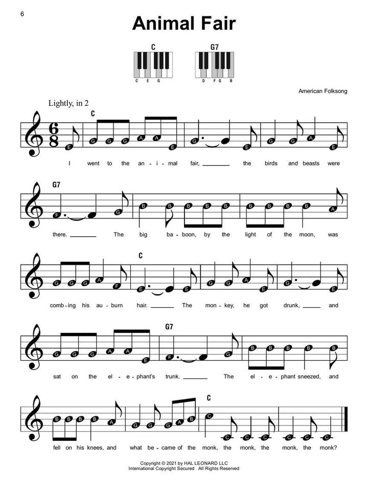Folk songs - Super Easy Piano - Sieffs Music