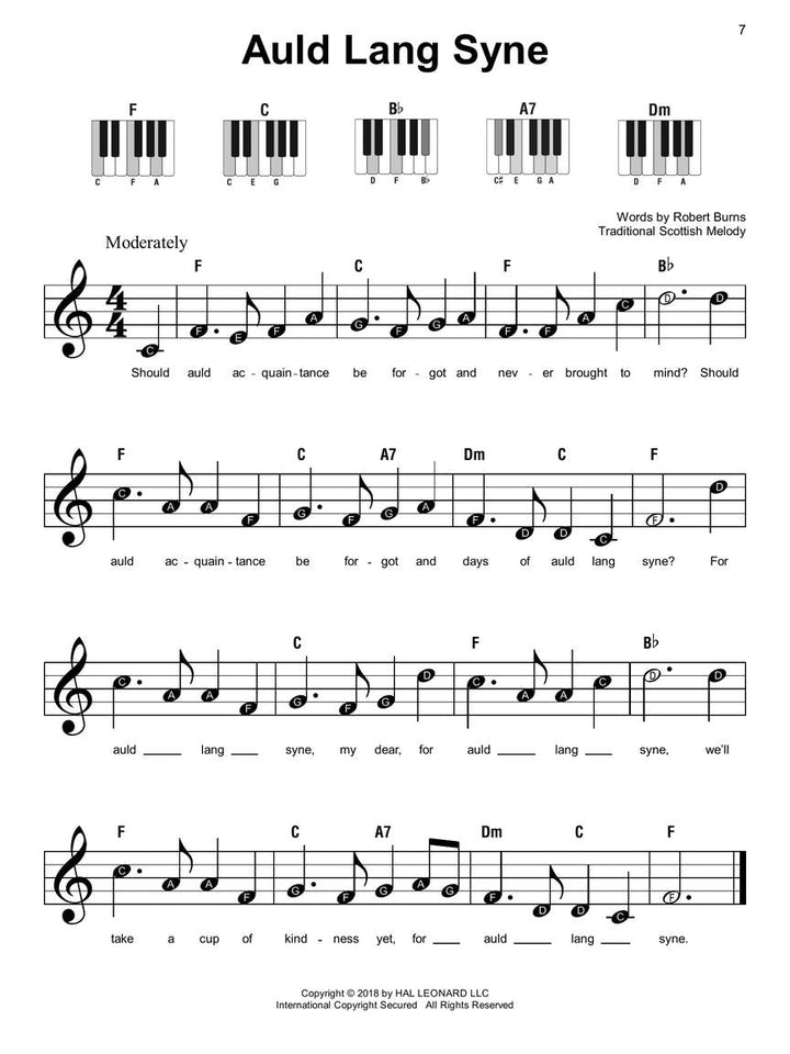 Folk songs - Super Easy Piano - Sieffs Music