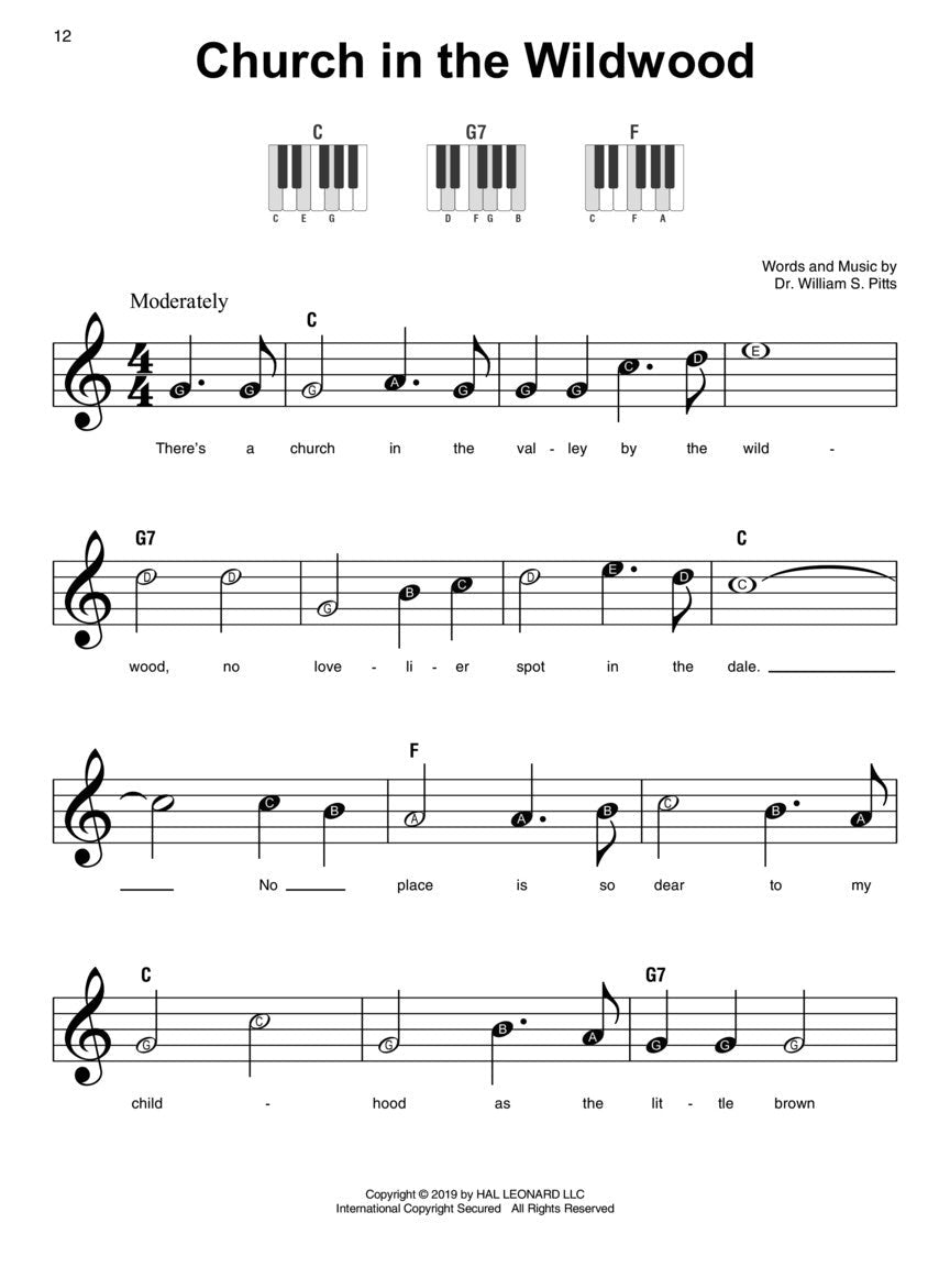 Gospel - Super Easy piano songbook - Sieffs Music