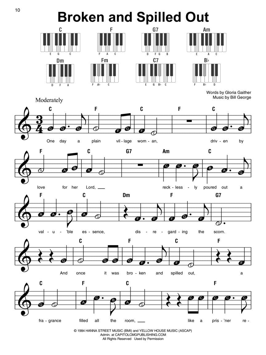 Gospel - Super Easy piano songbook - Sieffs Music