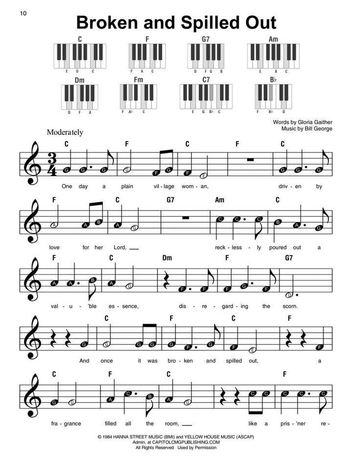 Gospel - Super Easy piano songbook - Sieffs Music