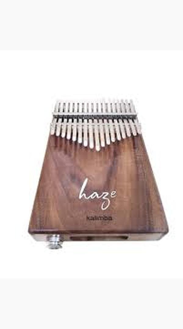 Haze HSH01EA 17 - Key Solid Acacia Kalimba w/Pickup - Sieffs Music