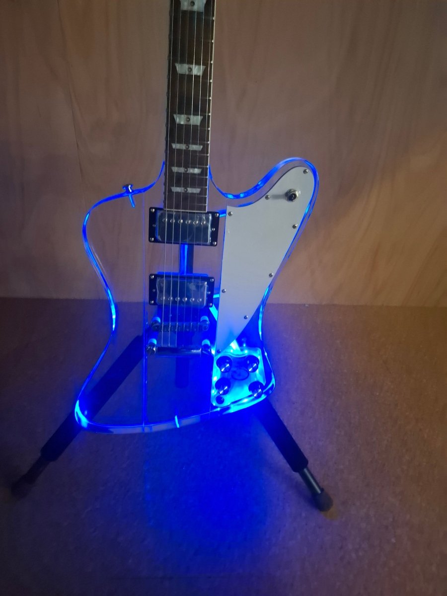 Haze Perspex Firebird With Led Lights - Sieffs Music