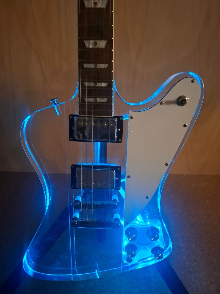 Haze Perspex Firebird With Led Lights - Sieffs Music