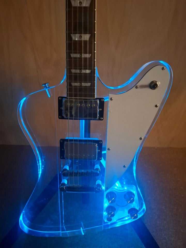 Haze Perspex Firebird With Led Lights - Sieffs Music