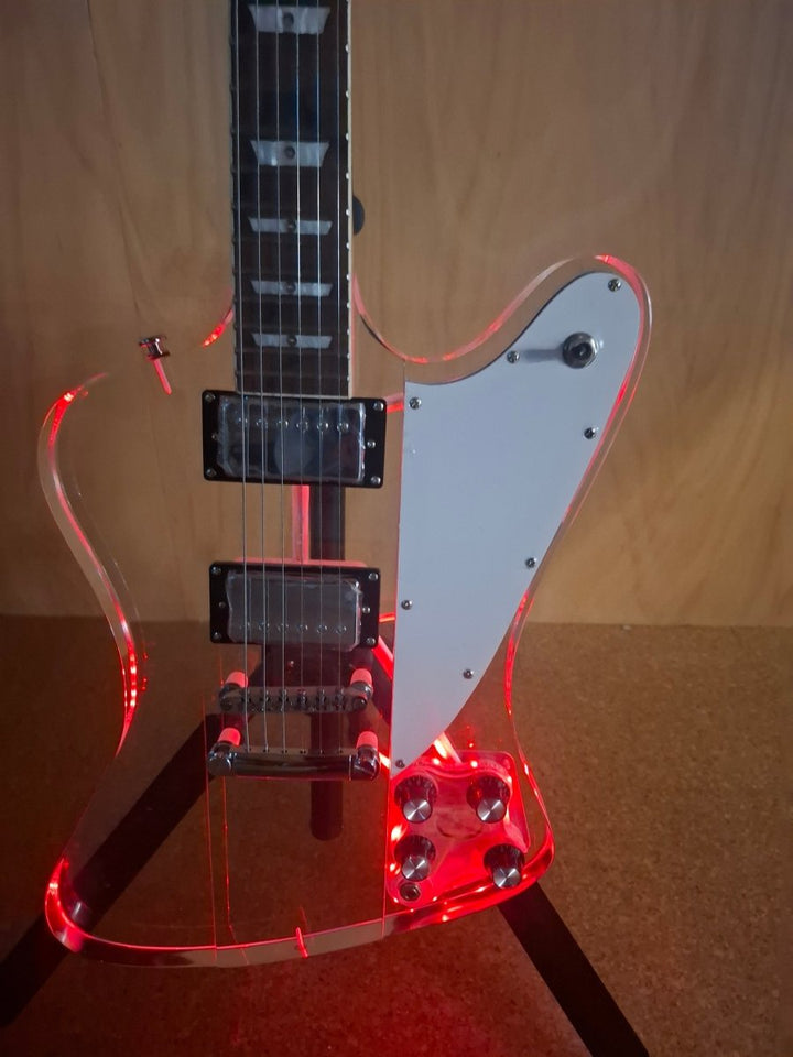 Haze Perspex Firebird With Led Lights - Sieffs Music