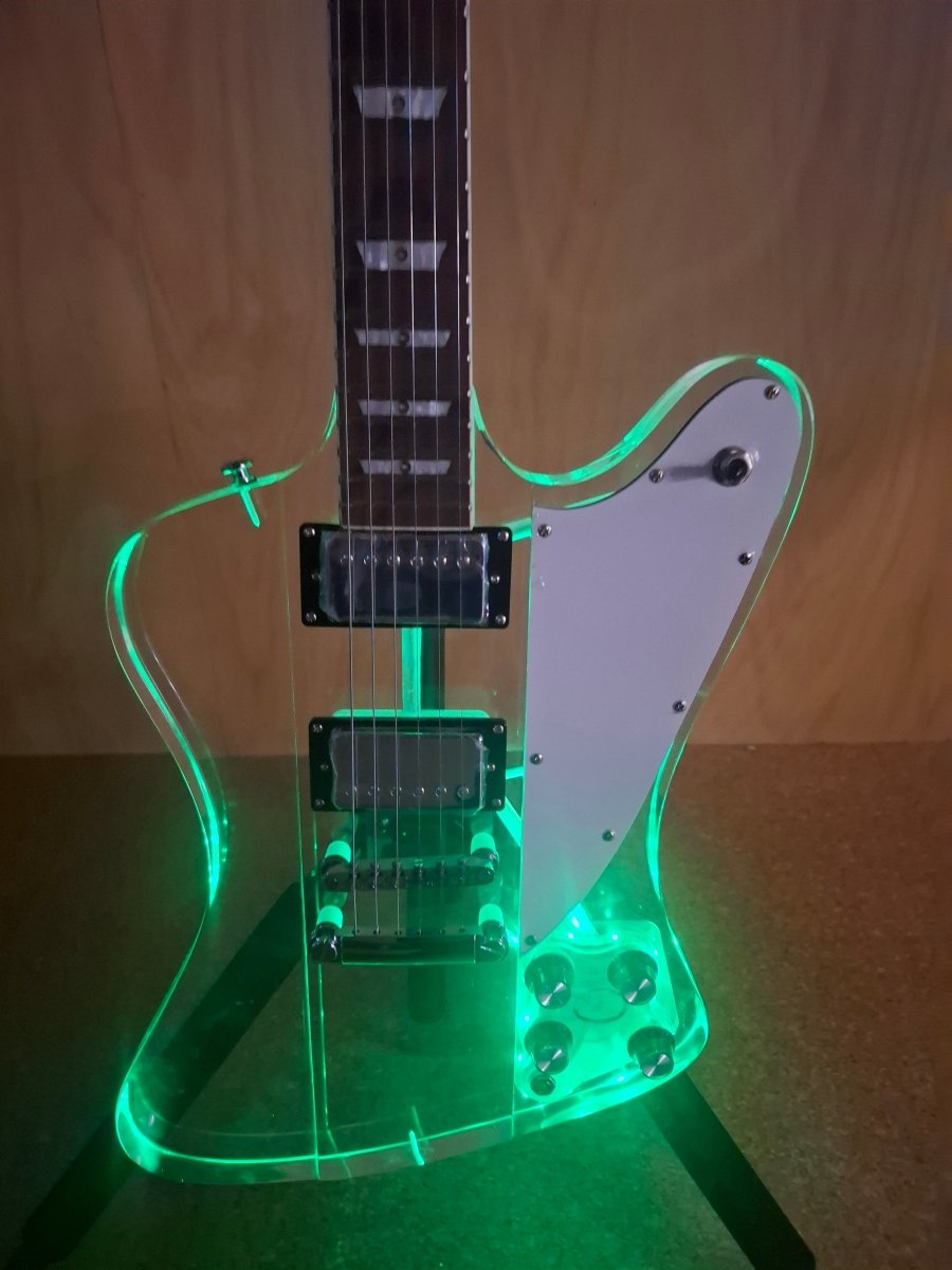 Haze Perspex Firebird With Led Lights - Sieffs Music