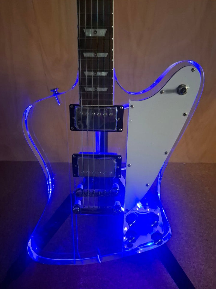Haze Perspex Firebird With Led Lights - Sieffs Music