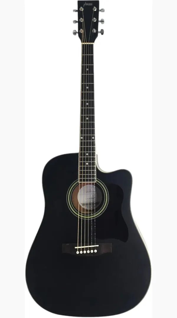 Haze Spruce Top Built - In Pickup/Tuner Dreadnought Acoustic Guitar - Sieffs Music