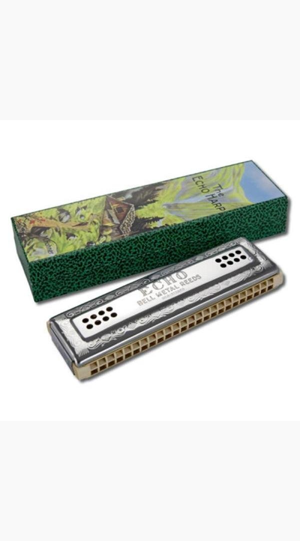 Hohner Echo Harp 2x48 Tremolo Harmonica – Keys C/G - Sieffs Music