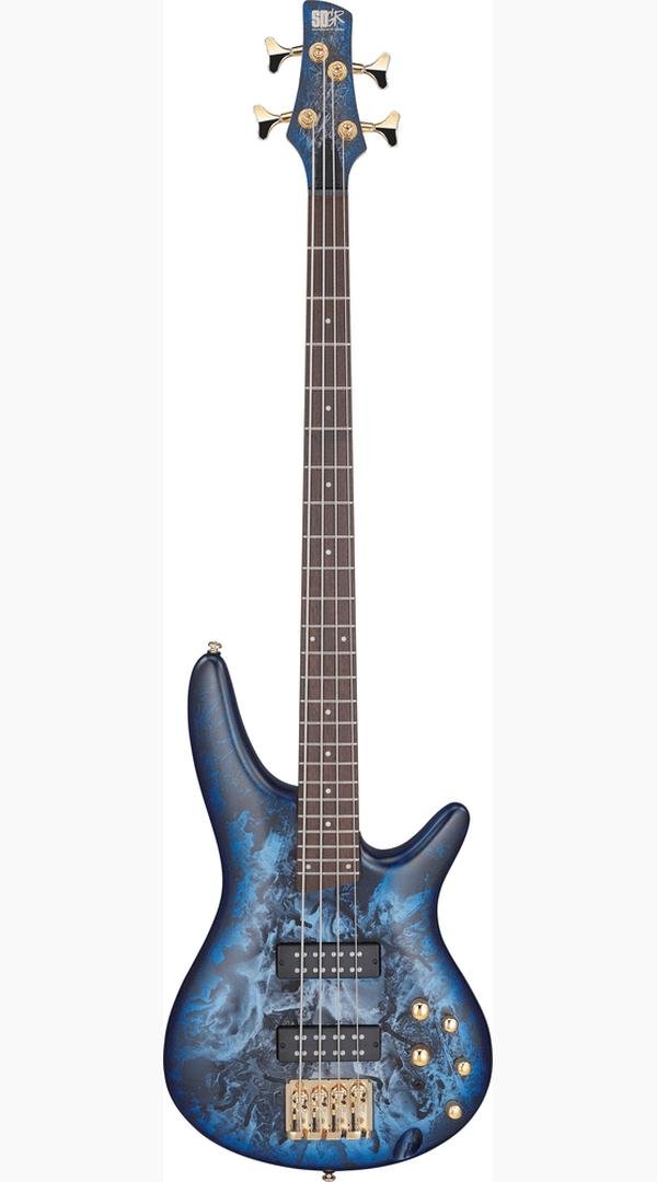 Ibanez SR300EDX CZM Cosmic Blue Electric Bass Guitar - Sieffs Music