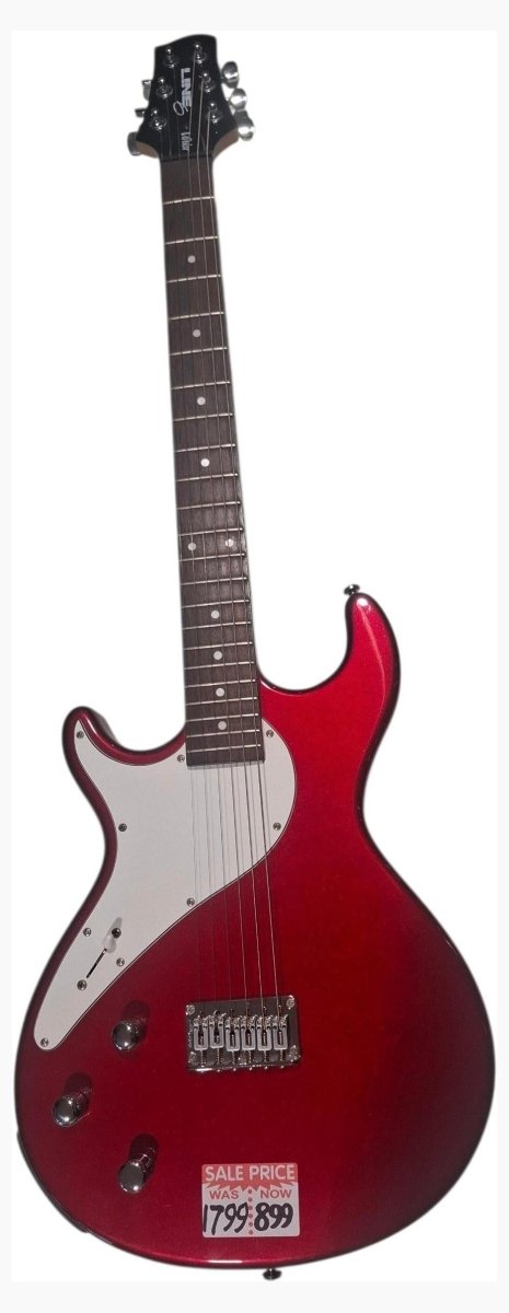 Line 6 Variax 500 Left hand Candy Apple Red - Sieffs Music