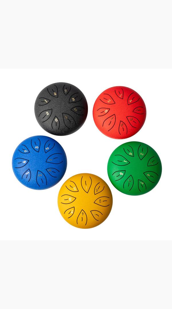 Mano Percussion 3" Steel Tongue Drum – Various Colours - Sieffs Music