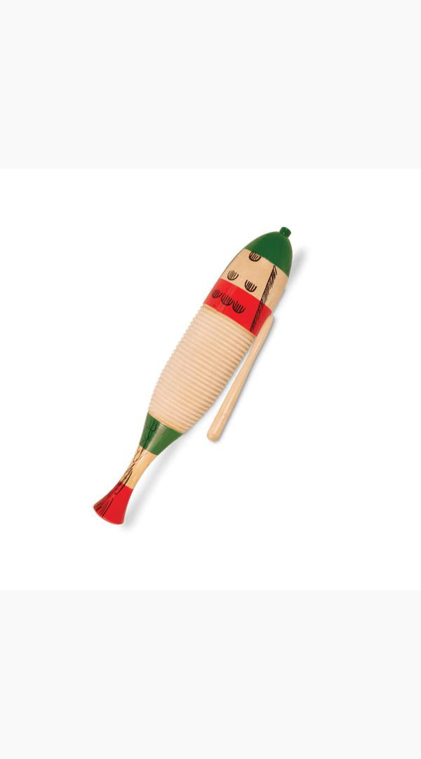 Mano Percussion - Fish shaped wooden Guiro - Sieffs Music