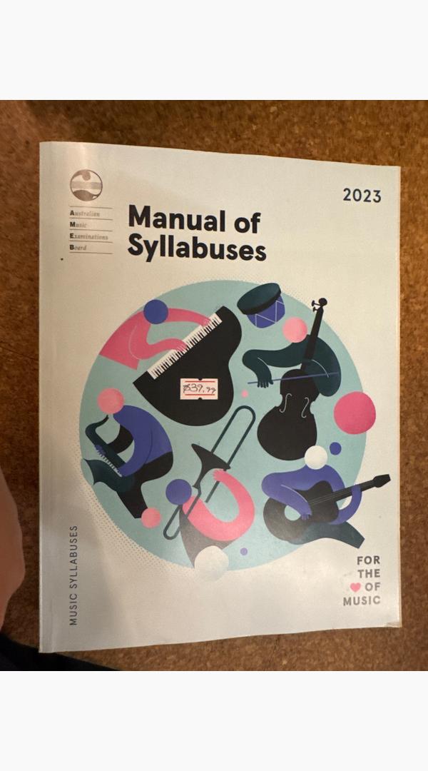 Manual of Syllabuses AMEB - Sieffs Music