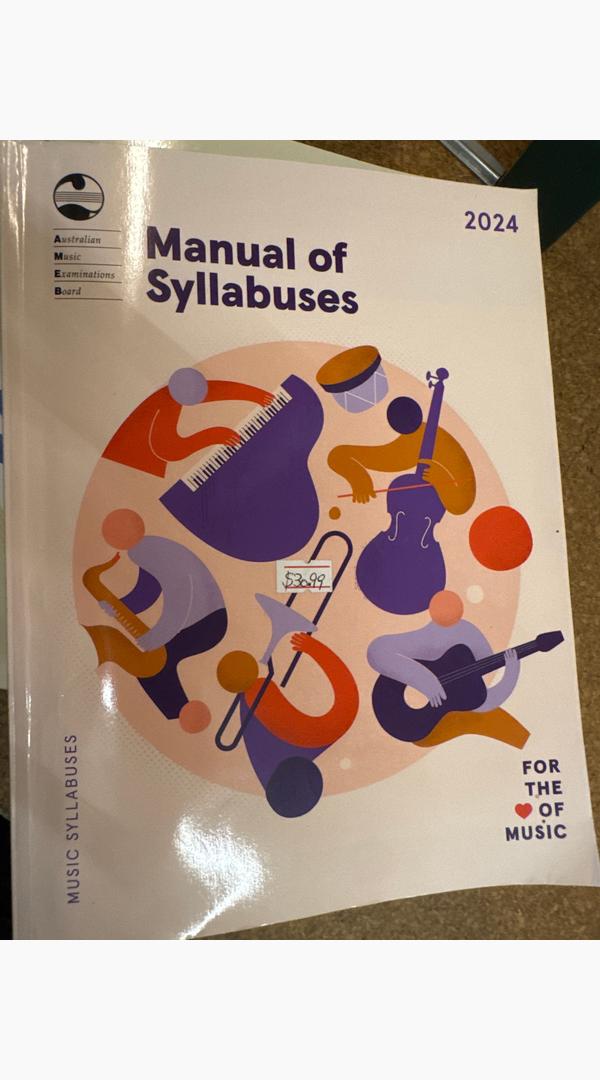 Manual of Syllabuses AMEB - Sieffs Music