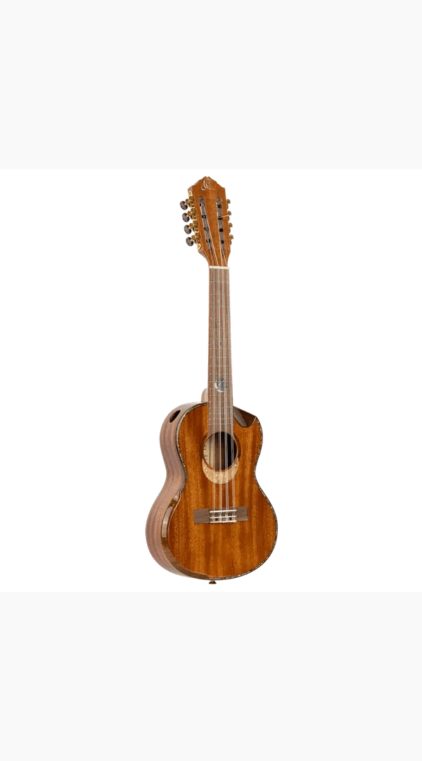 Ortega 8 - String Tenor Ukulele Solid Mahogany Natural - ECLIPSE - TE8 - Sieffs Music